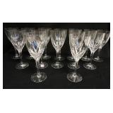 1273	GORHAM LEAD CRYSTAL WINES, WEST GERMAN, LOT OF 14, 7 3/4 IN HIGH