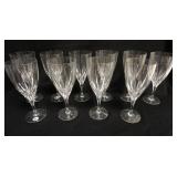 1274	GORHAM LEAD CRYSTAL ICE TEAS, WEST GERMAN, LOT OF 10, 8 1/4 IN