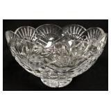 1277	WATERFORD BOWL W/SCALLOPED EDGE TOP, 6 IN HIGH X 10 IN