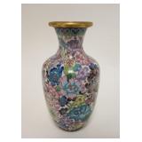 1292	CLOISONNE VASE, 7 1/4 IN HIGH