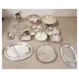 1298	LARGE LOT OF SILVERPLATE