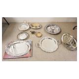 1299	LARGE LOT OF SILVERPLATE