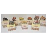 1303	DAVID WINTERS COTTAGES, LOT OF 9 IN BOXES