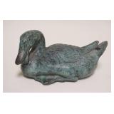 1317	ASIAN BRONZE DUCK 7 3/4 IN L