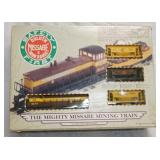 1018	K-LINE *THE MIGHTY MISSABE MINING TRAIN* O27 GAUGE MODEL TRAIN SET W/ ORIGINAL BOX