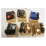 1021	LOT OF 6 MODEL TRAIN CONTROLS