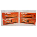 1061	4 LIONEL MPC WESTERN PACIFIC BOX CAR MODELS ALL ARE 6-9723 W/ ORIGINAL BOXES
