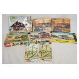 1084	LOT OF ATLAS MODEL TRAIN ACCSESORIES LOT INCLUDES 6 HO GAUGE PLUS TWO N GAUGE TELEPHONE POLE KI