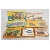 1093	LOT OF HO GAUGE MODEL TRAIN ACCSESORIES KITS, INCLUDES FIVE AHM TWO OF WHICH ARE SEALED IN BOX-