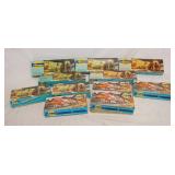 1096	11 ATHEARN *TRAINS IN MINIATURE* MODEL TRAIN KITS. THE BOX MARKED LACKAWANNA BOX CAR ONLY CONTA