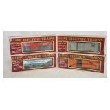 1104	LOT OF 4 K-LINE O/O27 GAUGE MODEL TRAINS