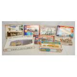 1108	LOT OF 8 TRAIN ACCSESORIES BUILDING KITS THREE OF WHICH ARE SEALED IN BOX. 7 ARE LIFE-LIKE & ON