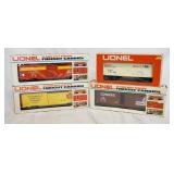 1123	LOT OF 4 LIONEL MODEL TRAINS