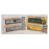1133	4 LIONEL O & O27 GAUGE MODEL TRAINS