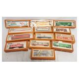 1158	12 TYCO HO GAUGE MODEL TRAINS, LOT ALSO INCLUDES ONE BOX CONTAINING MISC. ACCSESORIES