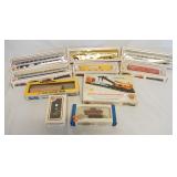 1169	BACHMANN HO GAUGE MODEL TRAIN LOT, INLCUDES 9 MODELS &  TOUCH AND GO CONTROLLER