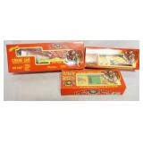 1188	3 K-LINE O & O27 GAUGE RINGLING BROS MODELS, K6861 BOOM CAR, K6487 BOX CAR, & K6810 CRANE CAR