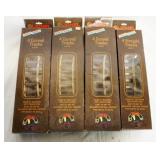 1201	LOT OF 4 LIONEL LARGE SCALE TRACKS SETS, THREE ARE CURVED TRACKS ONE IS STRAIGHT