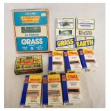 1208	LOT OF LIFE-LIKE ALL PURPOSE LANDSCAPING MATERIAL, INCLUDES GRASS, EARTH, COAL, & BALLAST 