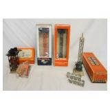 1215	LOT OF LIONEL MODEL TRAIN ACCSESORIES LOT INCLUDES HO BY LIONEL GANTRY CRANE NO. 0282, LIONEL S