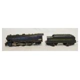 1230	AMERICIAN FLYER LINES LOCOMOTIVE & TENDER W.O. 4602. LOCOMOTIVE IS 12 1/2 IN L