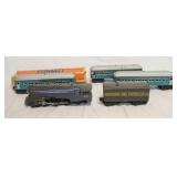 1235	LIONEL O27 GAUGE MODEL TRAIN, LOCOMOTIVE, TENDER & THREE CARS
