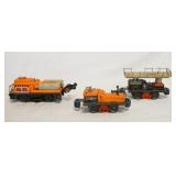 1270	LOT OF 3 LIONEL TRACK CLEANING CAR MODELS INCLUDES; NOS. 69, 50 & 3927