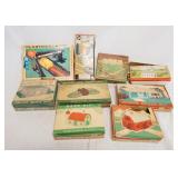 1275	9 BACHMANN PLASTICVILLE MODEL BUILDING KITS