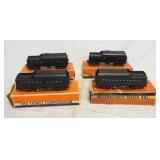 1301	LOT OF 4 LIONEL NO. 2046W MODEL TRAIN TENDERS
