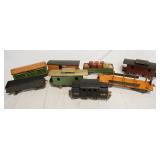 1319	LOT OF MODEL TRAINS, SOME DAMAGE, INCLUDES LIONEL & AMERICAN FLYER