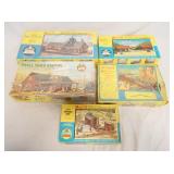1320	LOT OF 5 AHM MINI KITS TWO OF WHICH ARE SEALED IN BOX