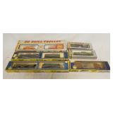 1326	LOT OF AHM HO GAUGE MODEL TRAINS PLUS A TRESTLE SET