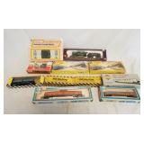 1334	MODEL TRAIN LOT HO GAUGE MODEL TRAINS, & ACCESSORIES. LOT INCLUDES PMI, HOBBYLINE, PROTO 2000 S