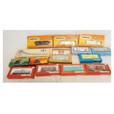 1337	LARGE LOT OF MANTUA HO GAUGE MODEL TRAINS/ TRAIN KITS