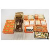 1348	LOT OF MODEL TRAIN ACCESSORIES INCLUDES BUSCH, LITTLETOWN IN PLASTICS & ARISTROCRAFT MINIATURES