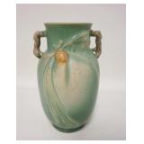 1004	ROSEVILLE GREEN PINECONE VASE, 9 1/2 IN