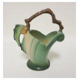 1006	ROSEVILLE GEEN PINECONE BASKET, 6 1/2 IN