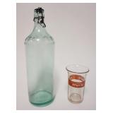 1080	ANTIQUE BOTTLE MOXIE W/MOXIE GLASS