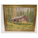 1091	OIL PAINTING ON CANVAS BY CATHERINE REBECCA HULDA WOOLSTON GOODRICH, 1871-1947, TITLED *PROSPEC