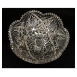 1115	CUT GLASS BOWL, APPROXIMATELY 8 1/4 IN X 3 3/4 IN