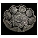 1117	BRILLIANT CUT GLASS BOWL, APPROXIMATELY 3 IN X 10 IN