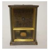 1126	MINIATURE CARRIAGE CLOCK, 3 IN X 2 IN X 1 1/4 IN