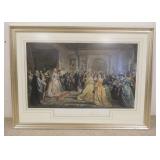 1198	*LADY WASHINGTON RECEPTION*, D HUNTINGTON, PNA, ENGRAVED BY AH RICHIE, 45 IN X 33 1/4 IN INCLUD