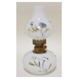1210	TULIP PATTERN MINIATURE LAMP, ALL ORIGINAL, 8 IN HIGH