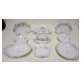 1066	9 PIECE LOT ASSORTED LIMOGES DISHES