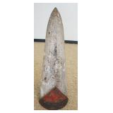 1147	UNUSUAL IRON FIRE PIECE, HAS AN EAGLE & NE….DAN (LETTEERS OBSCURED), 25 IN HIGH