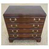 1149	ETHAN ALLEN 4 DRAWER NIGHTSTAND, 21 1/4 IN WIDE X 22 IN HIGH X 12 1/4 IN DEEP