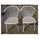 1150	PAIR OF IRON PATIO CHAIRS