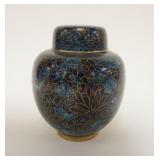 1030	CLOISONNE GINGER JAR, APPROXIMATELY 6 IN HIGH