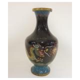 1098	CLOISONNE VASE W/DRAGONS, APPROXIMATELY 5 3/4 IN
